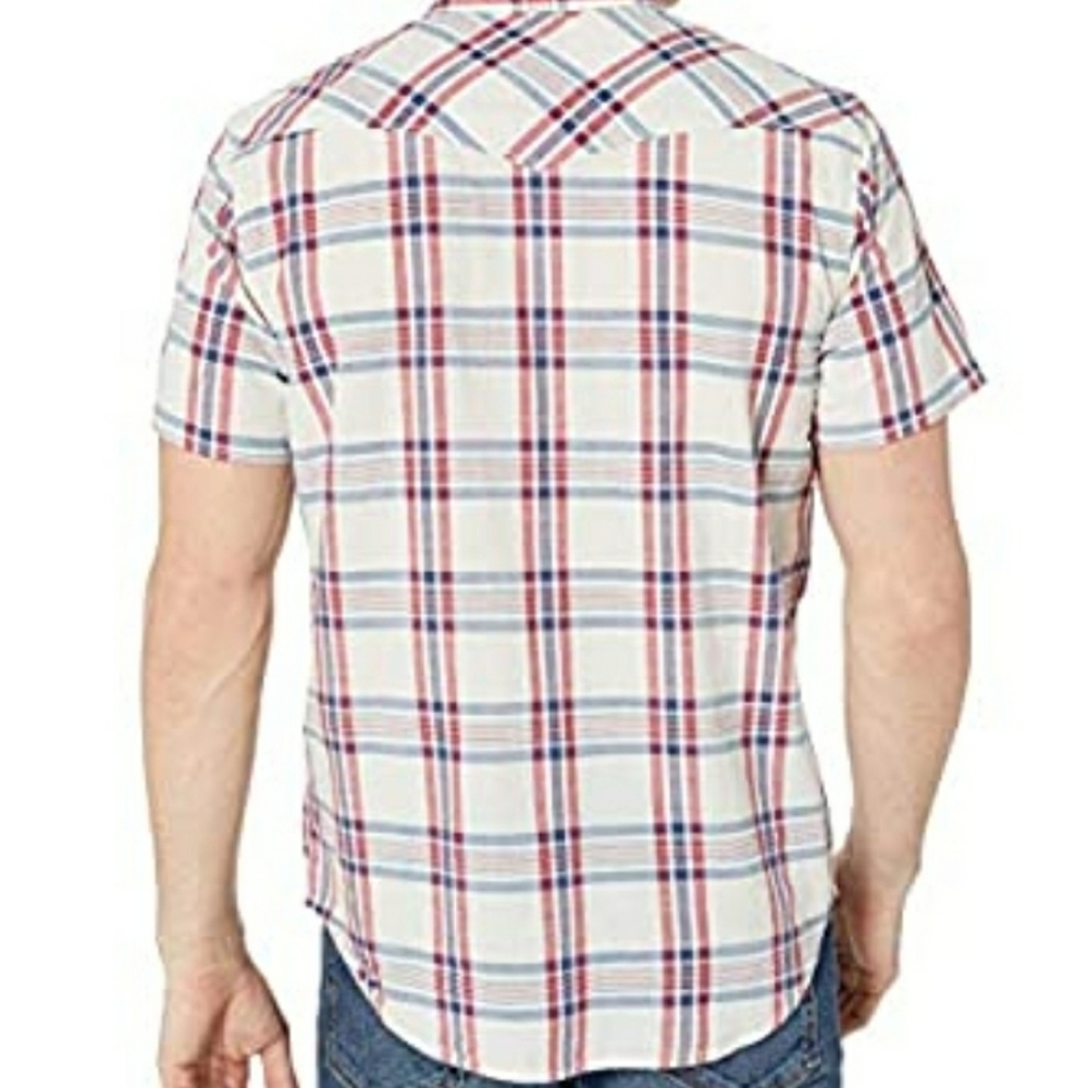 Plaid Santa Fe Western Shirt - Picture 2 of 8